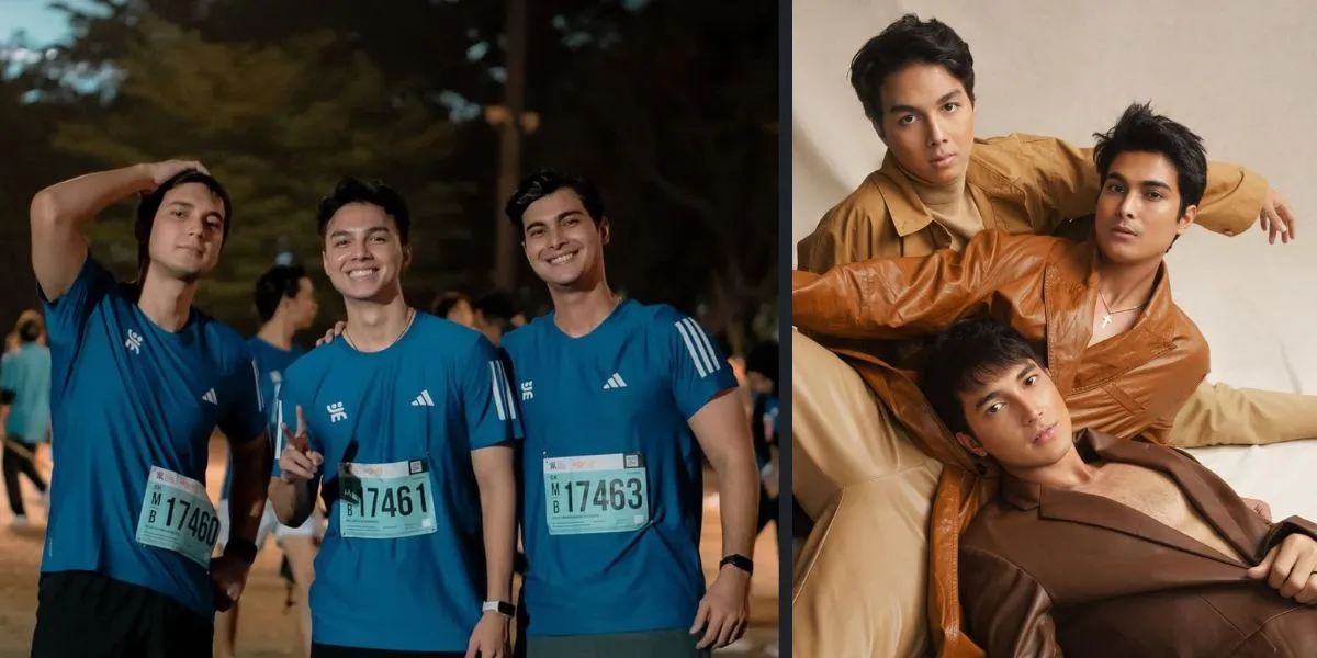 Portrait of Cinta Brian with His Two Brothers Who Are United in Their Career as Actors