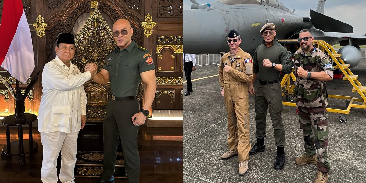 Portrait of Deddy Corbuzier Receiving Honorary Lieutenant Colonel Rank in the Army, Officially Confirmed by the TNI Commander