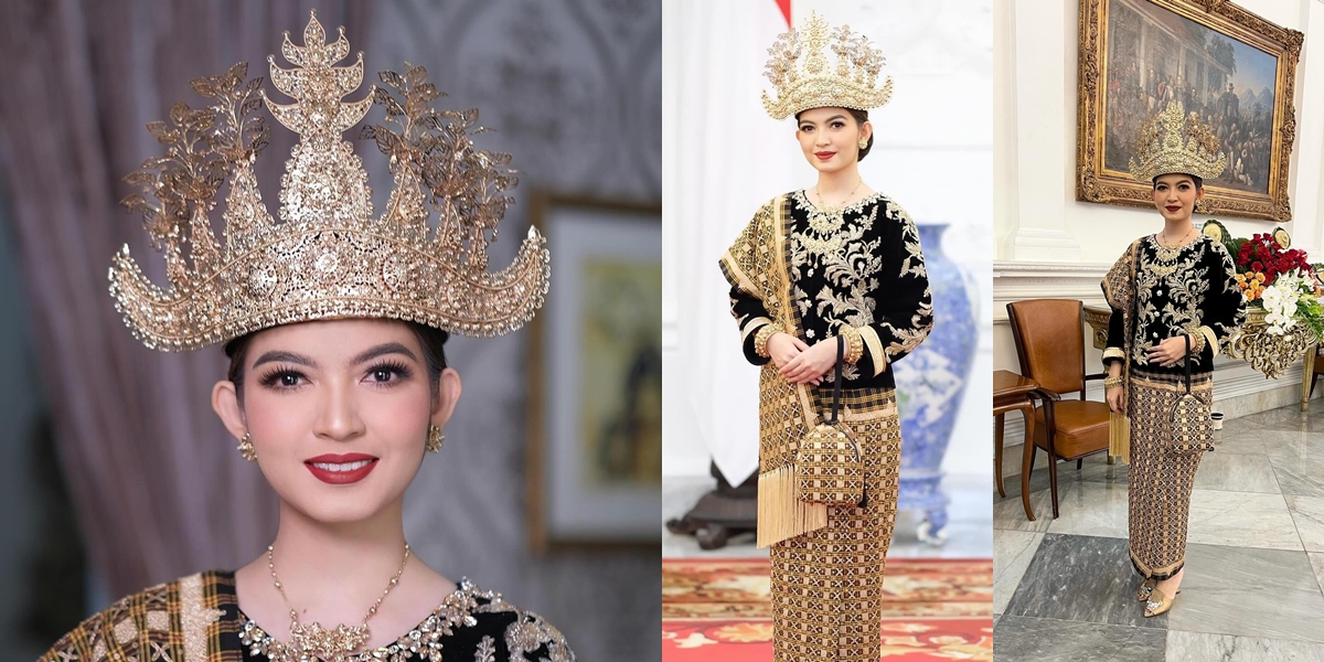 Portrait of Selvi Ananda's Appearance at the Indonesian Independence Ceremony in Jakarta, the Aura of the Vice President's Wife Becomes More Elegant