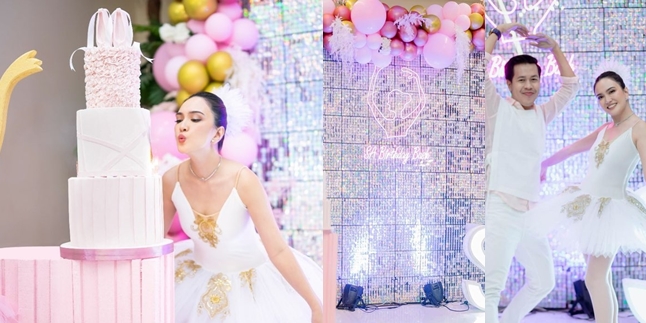 Portrait of Shandy Aulia's 35th Birthday Party Details, Dressed Like a Ballerina - Cute Like a Doll