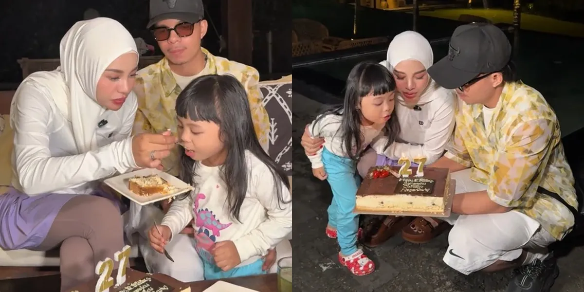 A Portrait of the Moments When Atta Halilintar Surprises Aurel Hermansyah on Her Birthday, Becoming a Romantic Husband