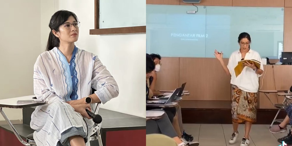 Portrait of Dian Sastro as a Lecturer at UI Goes Viral, Guiding Students with Simple yet Beautiful Style