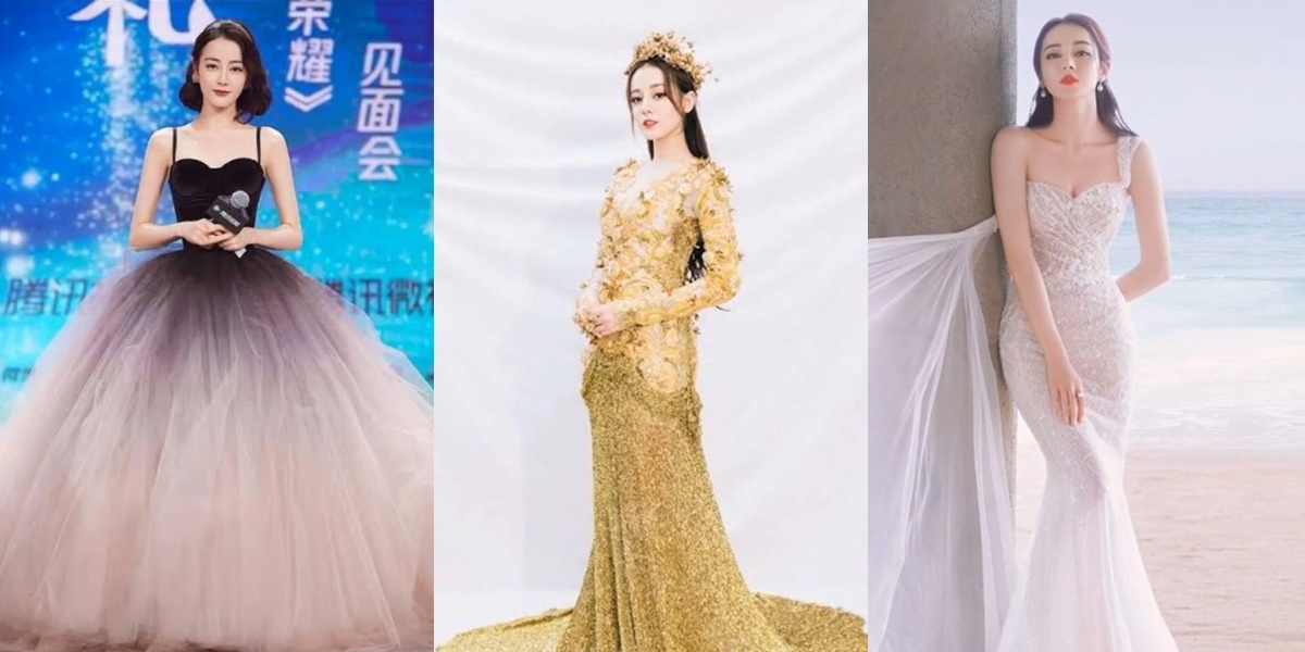 Portraits of Dilraba Dilmurat Wearing Gowns, Like a Goddess and Often Called the Most Beautiful Woman in the World
