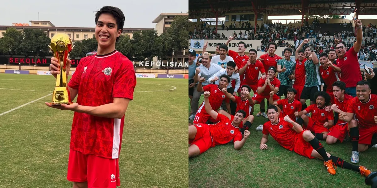 El Rumi's Portrait Showcases the Trophy from the 2025 Trofeo Cup After a Dispute with Syamsir Alam, Proving He Can Be a Champion