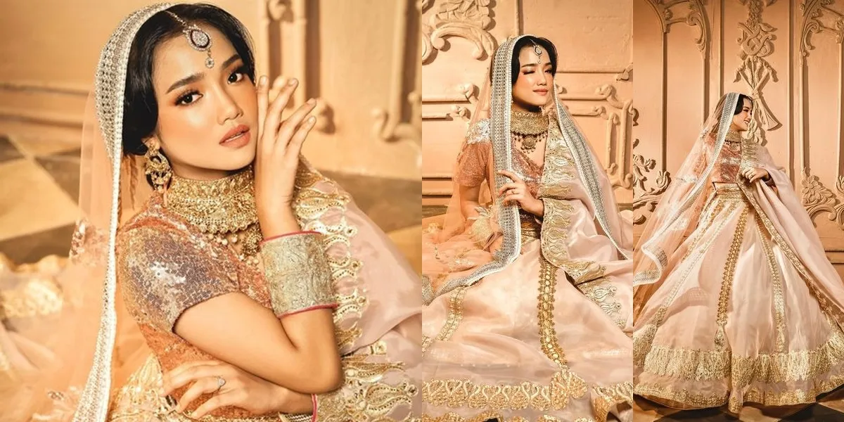 Portrait of Fuji Becomes an Indian Girl Again, Stunningly Beautiful and Astonishing