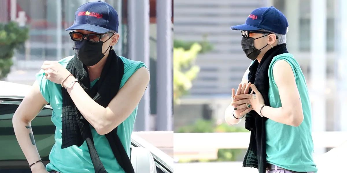 Portrait of G-Dragon at the Airport Ready to Depart for Indonesia, Transforming into a Cake Boy #MusicOfTheMonth