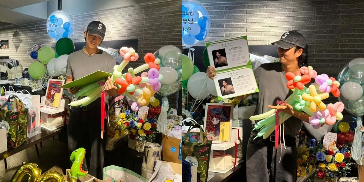 Handsome Portrait of Gong Yoo on His 46th Birthday, Shows Happy Face Receiving Many Gifts