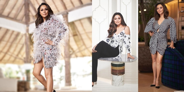 Portrait of Gauri Khan, SRK's Wife, who is becoming more stunning at the age of 50, flourishing as a producer and designer