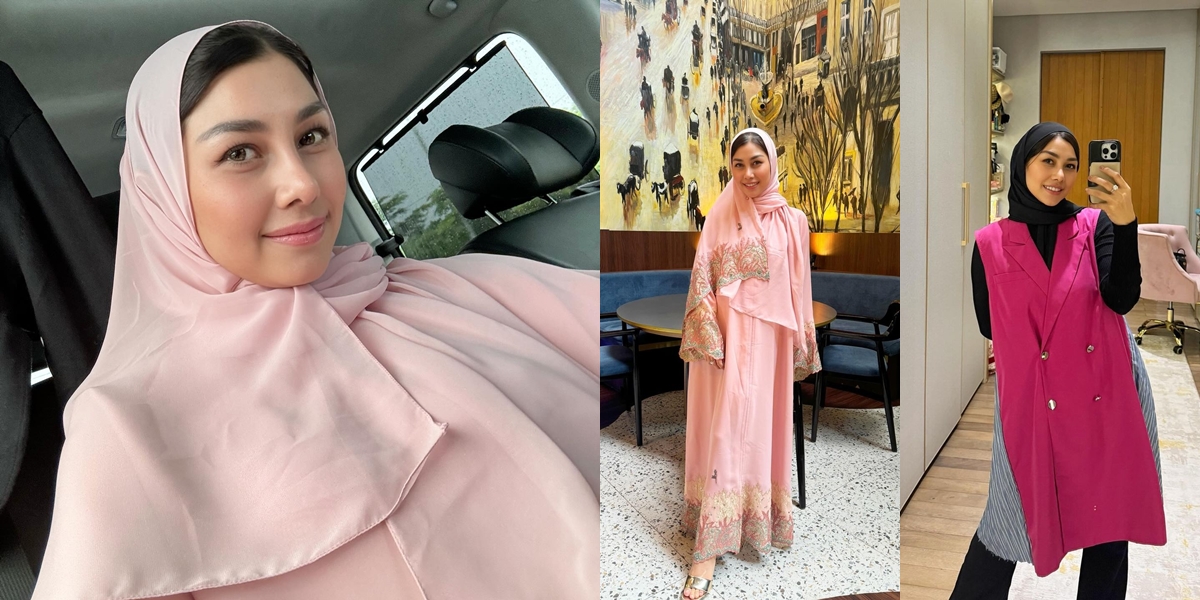 Portrait of Nisya Ahmad's Style After Performing Hajj, Attracting Criticism