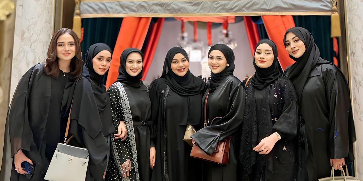 Portrait of Geng Mamayu Bukber and Celebrate Melody Laksani's Birthday, Aurel Hermansyah to Lesti Appears All Black