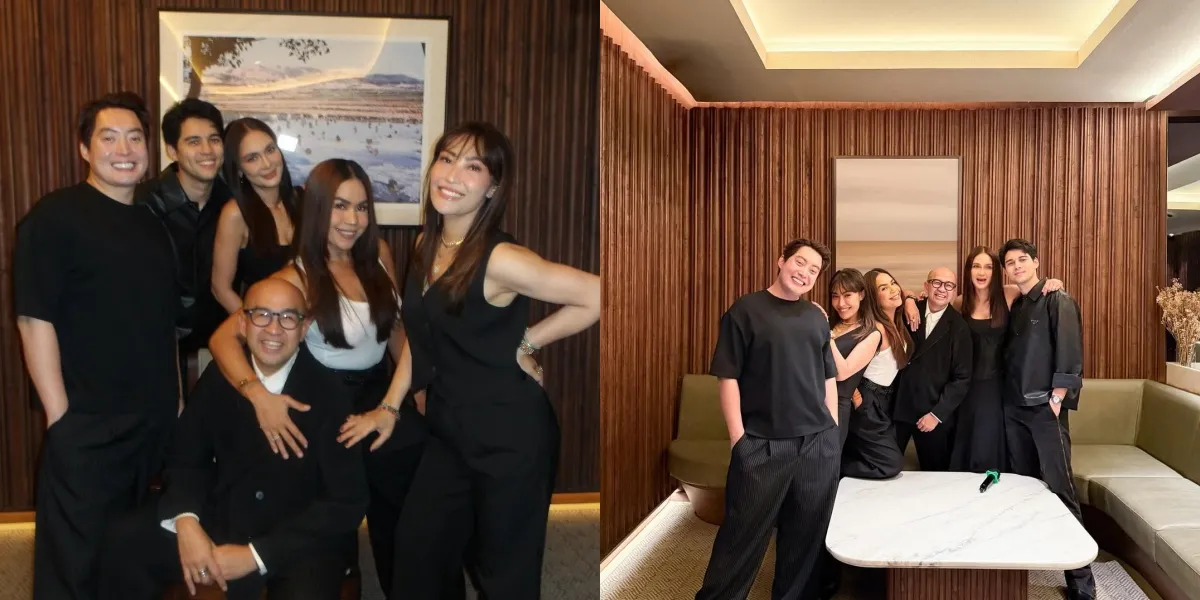 7 Photos of the Cheerful Minister Gang Gathered at Iwet Ramadhan's Birthday, Luna Maya Accompanied by Maxime Bouttier