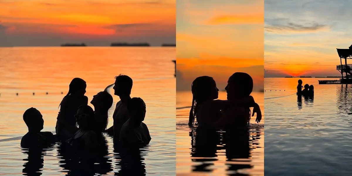 Portrait of Gisel and Gempi on Vacation to Sepa Island, Cinta Brian Joins - Making It Even Happier