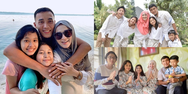 Portrait of Gunawan Dwi Cahyo, Okie Agustina's Husband, with His Stepchildren, Warm Like a Biological Father