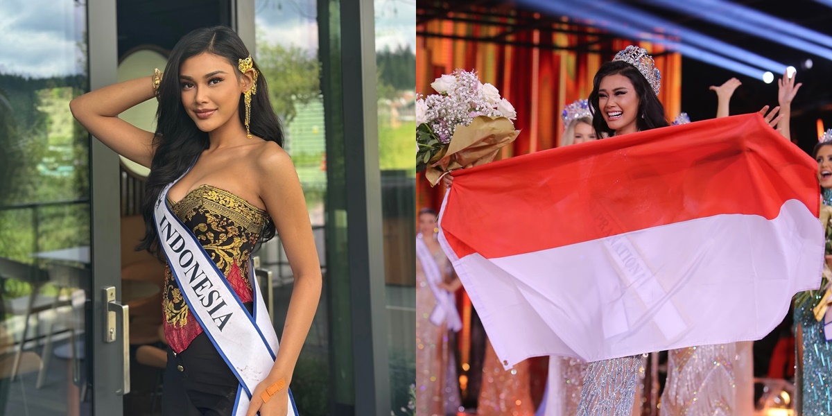 Portrait of Harashta Haifa Zahra, Winner of Miss Supranational 2024 from Indonesia, Crying with Emotion When Wearing the Crown