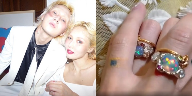 Portraits of Hyuna and Dawn Announcing Their Engagement, Their Rings are Super Cute Like Their Love