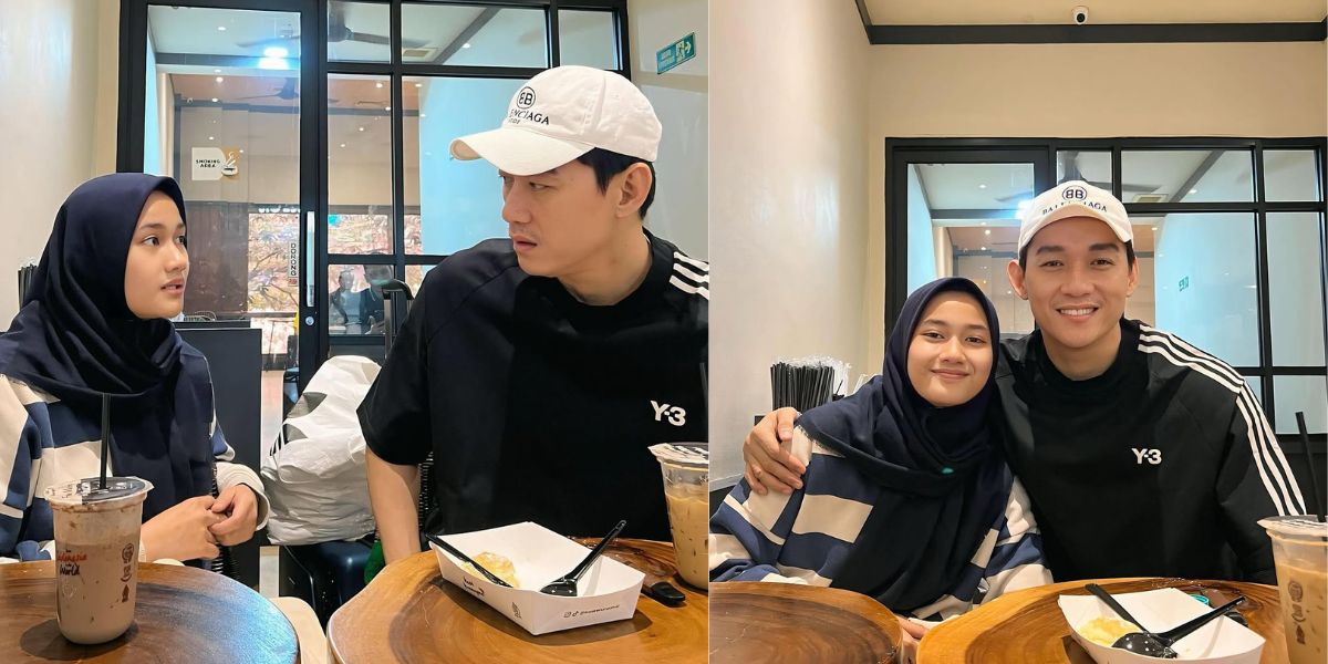 Portrait of Ifan Seventeen Hanging Out with His Daughter Who Just Returned from Umrah, Even More Beautiful - Called Similar by Netizens