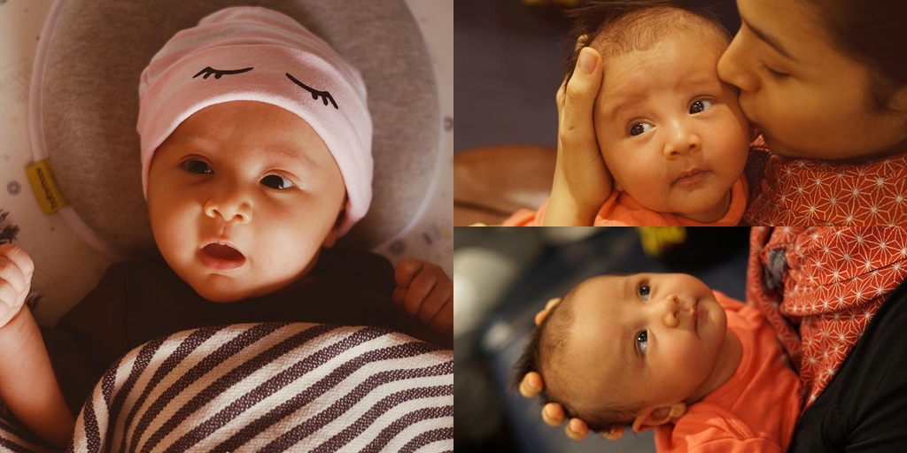 Adorable Portraits of Baby Surinala Who Resembles Chicco Jerikho More and More!