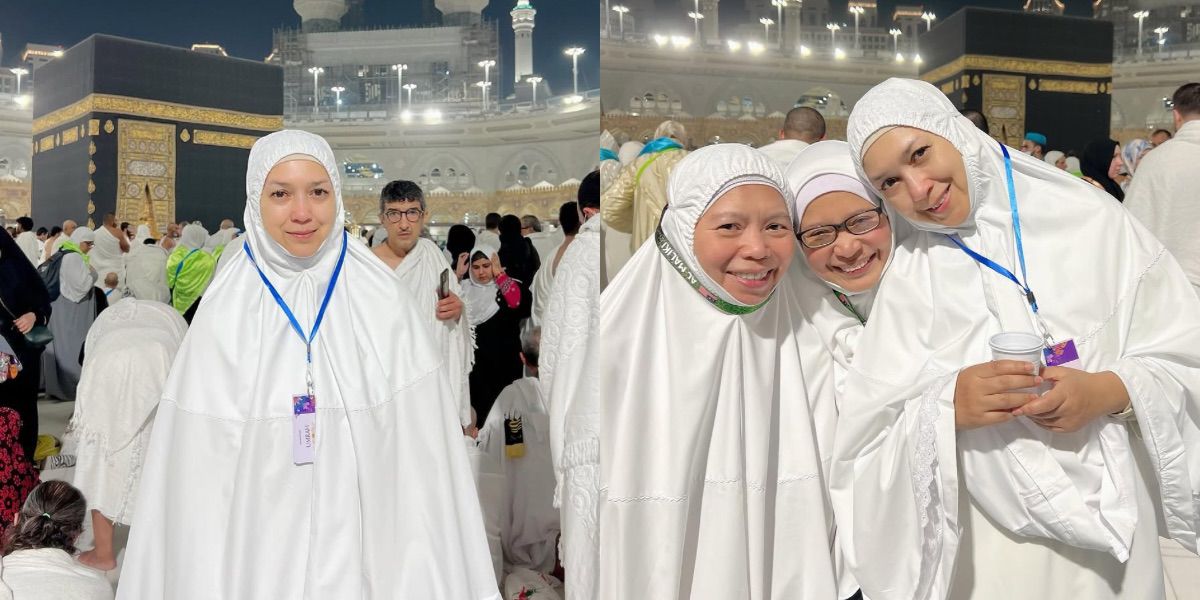 Portrait of Ira Wibowo Shares Experience During Umrah Pilgrimage, Expresses Gratitude: Feels Like Holding Hands with Dad