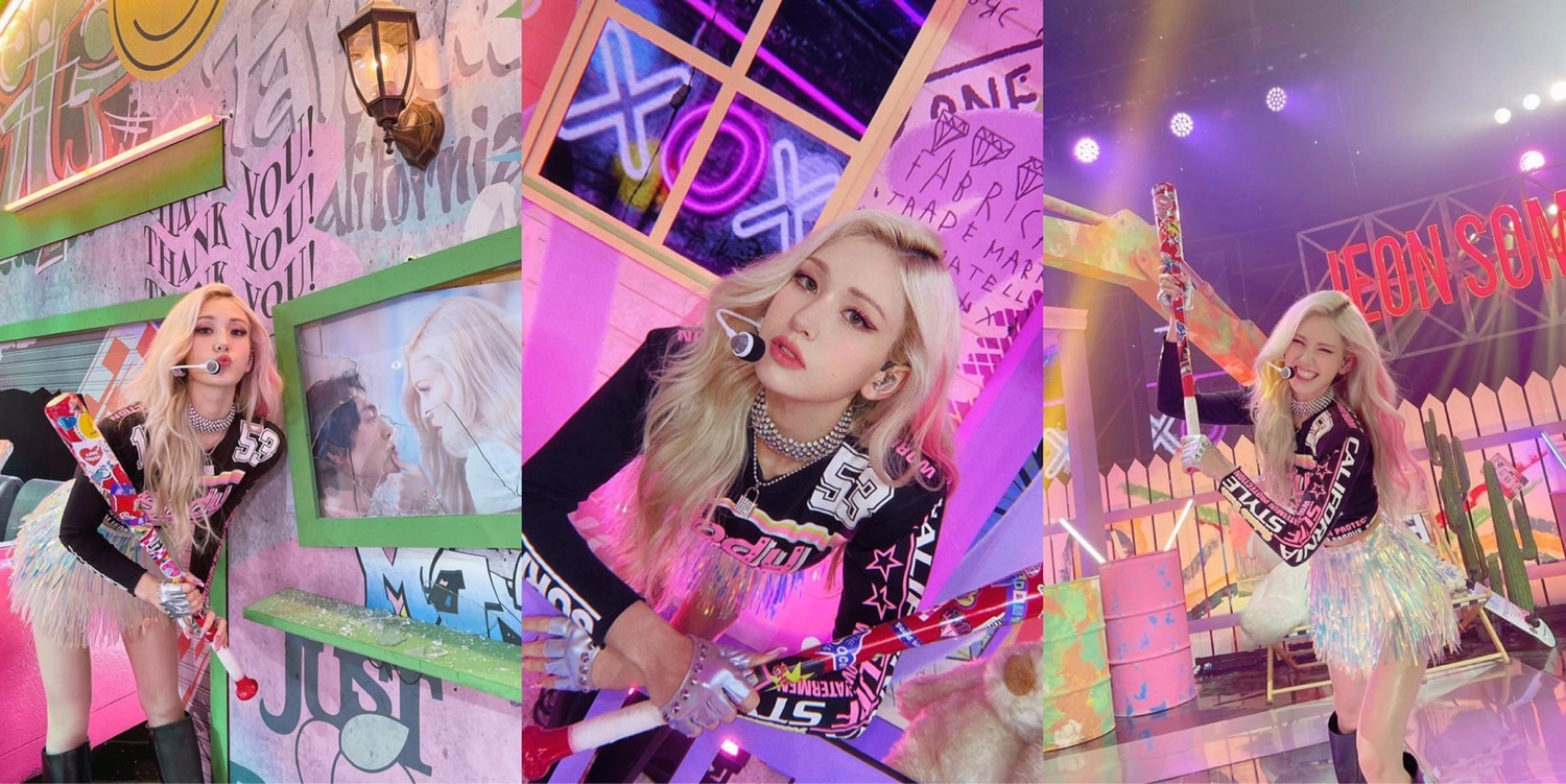 Jeon Somi's Portrait on Comeback Stage Ikigayo, Having Fun with Stage Decoration According to MV!