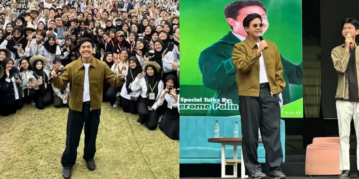 Portrait of Jerome Polin as a Speaker in Front of 11 Thousand New Students at Padjadjaran University