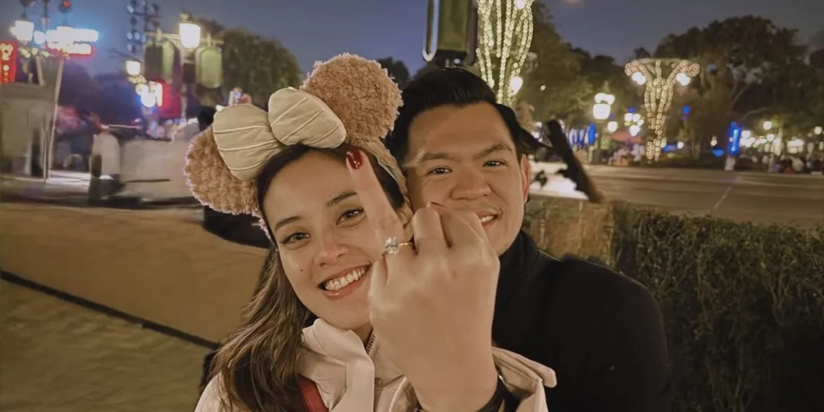 Portrait of Jerry MCI Proposing to Fani MCI at Disneyland, Realizing the Dream of His Beloved's Childhood