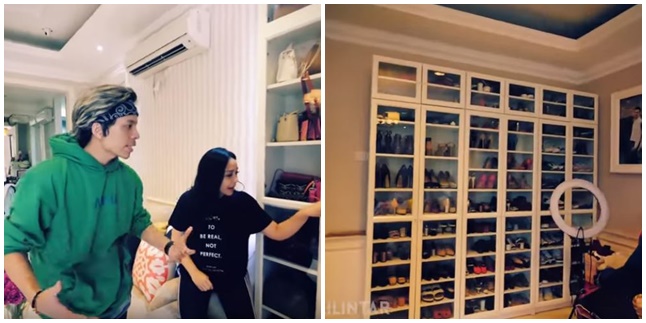 Raffi Ahmad-Nagita Slavina's Room Portrait, Their Wardrobe is Huge!