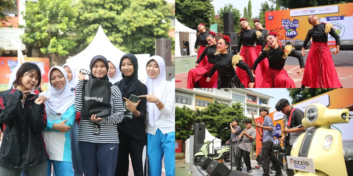 Portrait of KapanLagi Pensi Together with FANTA 2025 at SMAN 91 Jakarta: Full of Energy and a Heap of Joy