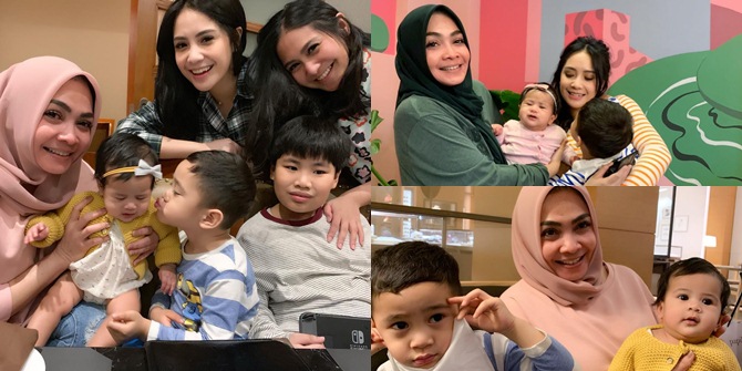 Potret Kasih Sayang Rieta Amalia Pada Rafathar & Ansara 