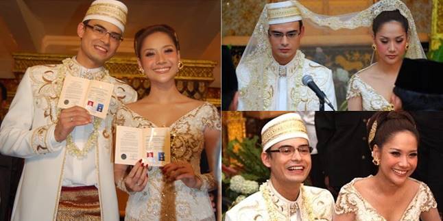 Portrait of BCL and Ashraf Sinclair's Wedding Kebaya that was Once Lost, the Promise of Lifelong Loyalty Until Death Do Us Part Becomes Real