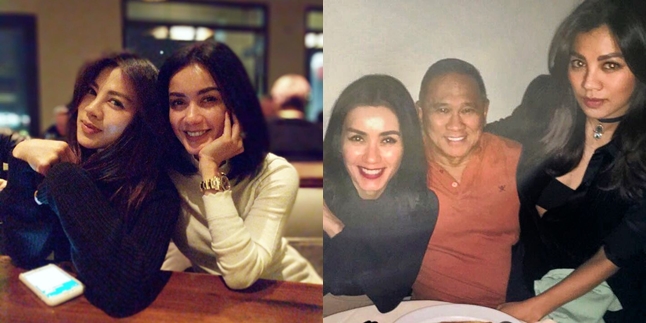 Portrait of Togetherness between Adinda Bakrie and her Stepmother Gaby Bakrie who Look the Same Age