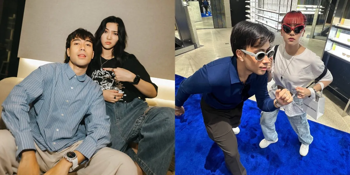 7 Photos of the Togetherness of Vidi Aldiano and Isyana Sarasvati, the Hilarious Duo That Always Stays Tight