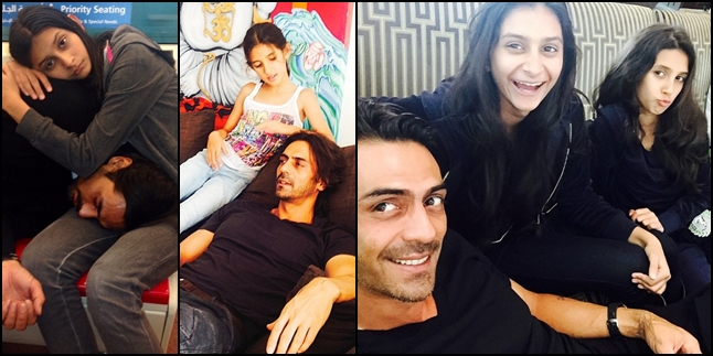 POTRET KEDEKATAN ARJUN RAMPAL DAN PUTRINYA, ROMANTIS BIKIN 