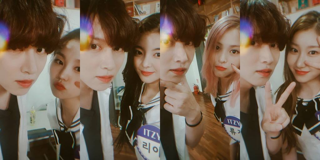 Portrait of Kim Heechul Super Junior's closeness with female idols other than Momo TWICE