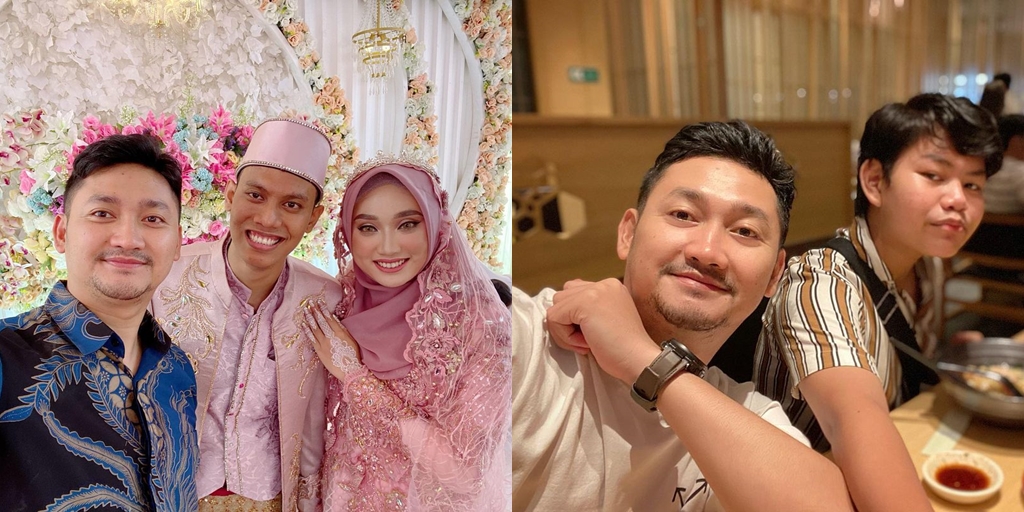 Angga Wijaya's Activities Before Divorcing Dewi Perssik, Attending a Wedding Alone - Photo with Adopted Child Without Depe