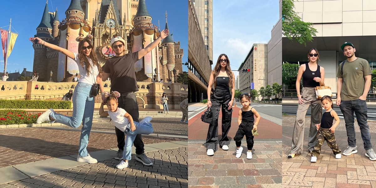 Potret Kelly, Mayangsari's Granddaughter, on Vacation in Japan, Already Stylish - Adorably Cute