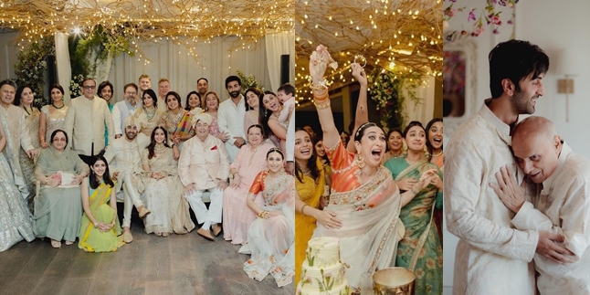 Family Portrait at Ranbir Kapoor - Alia Bhatt's Wedding Ceremony, Karisma Kapoor Receives Kaleera