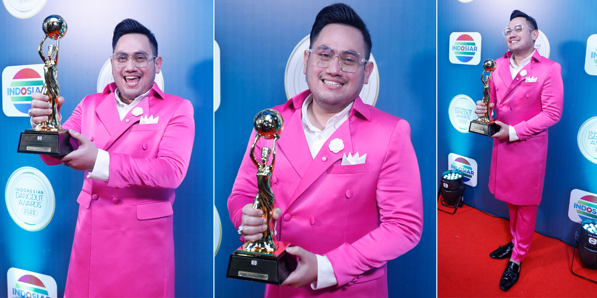 Portrait of Nassar's Victory at the Indonesian Dangdut Award 2022, Bringing Home the Best Costume Performance Trophy