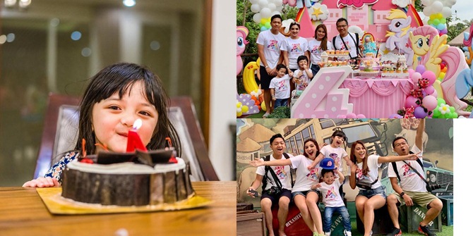 Portrait of Arsy Hermansyah's 4th Birthday Celebration, Themed Little Pony