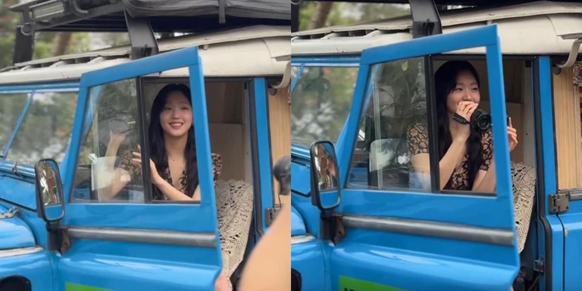 Portrait of Kim Go Eun Shooting an Advertisement in Bandung and Surprising Indonesian Fans, Teteh Geulis Pisan Euy