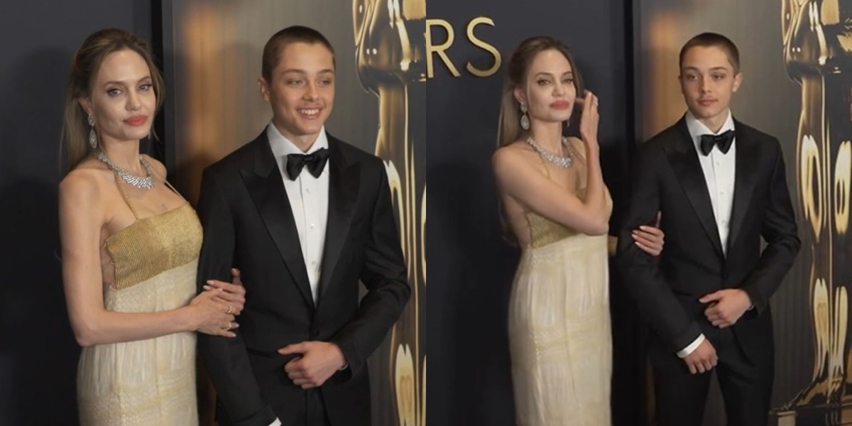 Portrait of Knox Jolie-Pitt Accompanying Angelina Jolie at the Governor's Awards, Said to Inherit His Mother's Genes