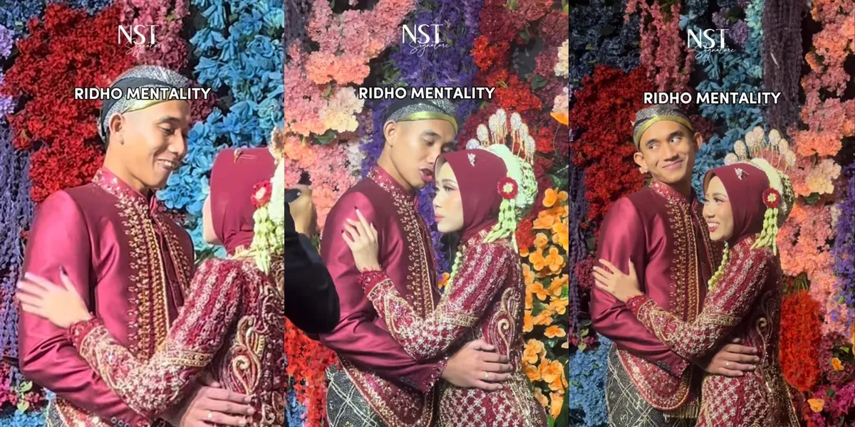 7 Hilarious Photos of Rizky Ridho at the Wedding Reception, Asked for Romantic Photos but Ended Up Being Funny