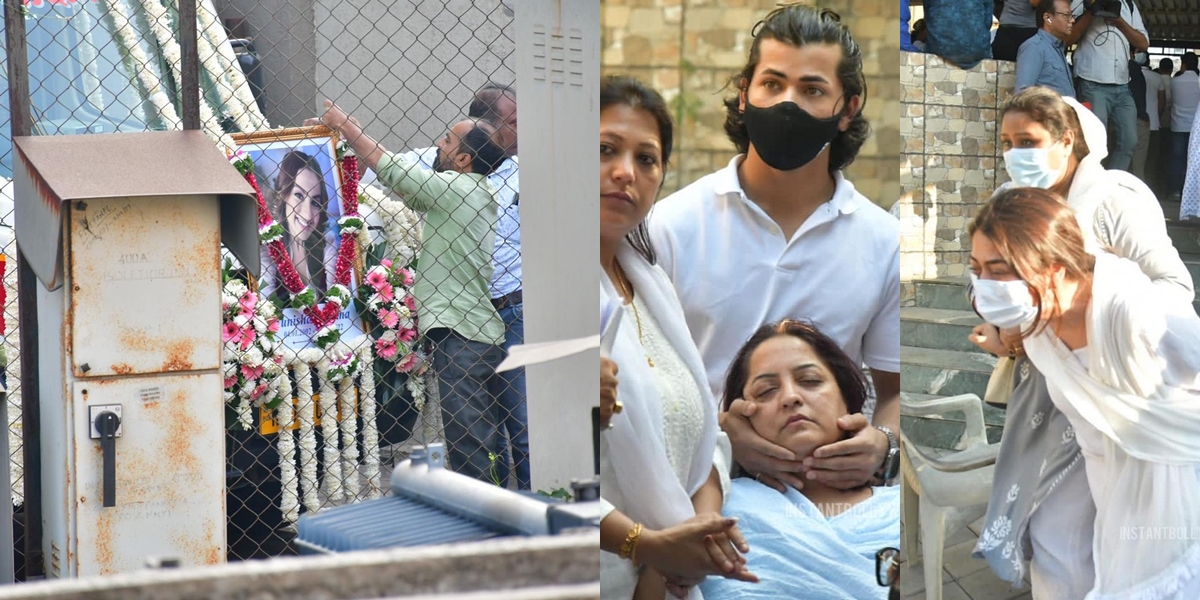 Portrait of Tunisha Sharma's Cremation, Accompanied by the Tears of Loved Ones - Mother Fainted