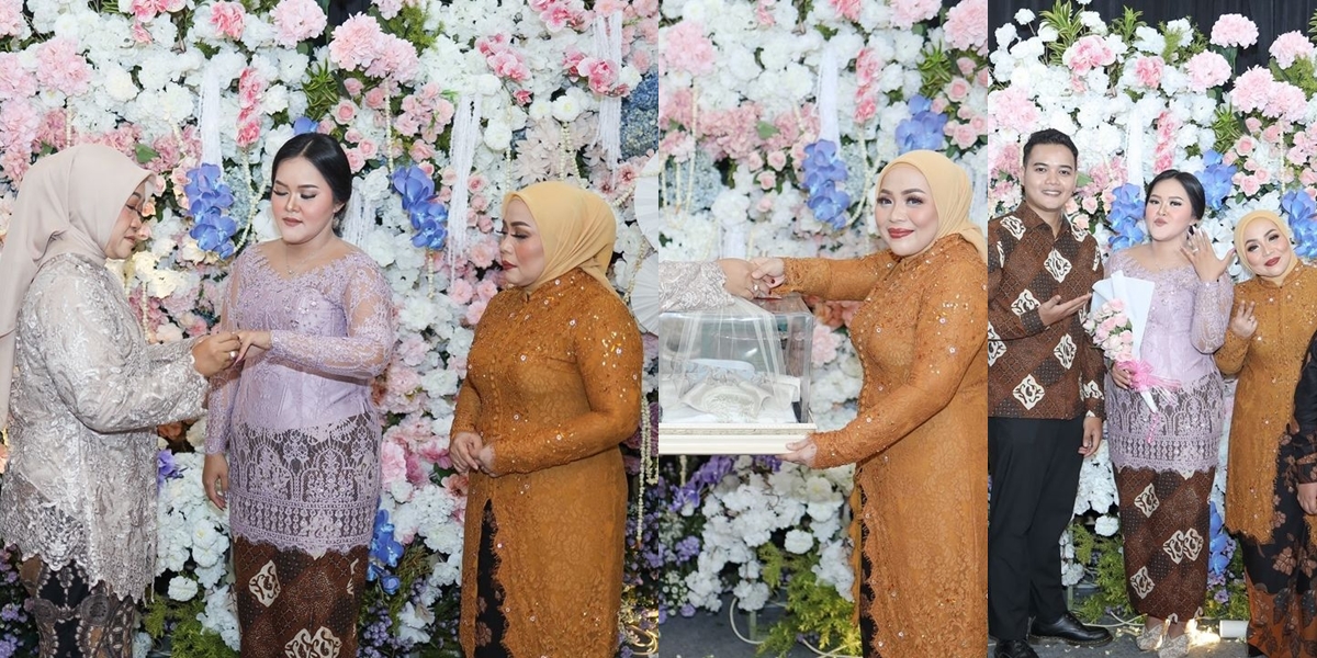 Portrait of the Engagement of Dewi Nurmania, Muzdalifah's Eldest Daughter, Held Luxuriously - Attended by Eko Patrio and Viona