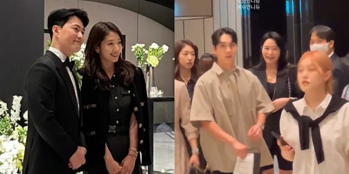 Rare Photos of Park Shin Hye and Choi Tae Joon Attending a Wedding Together, Simple Interactions and Clothing Steal the Show