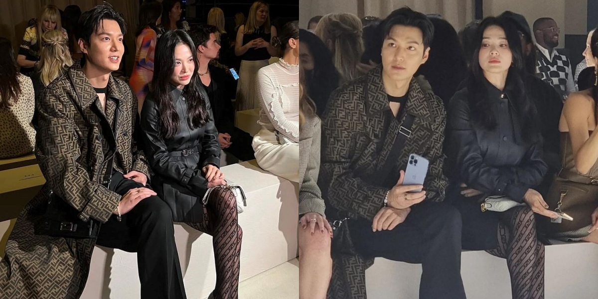 Portrait of Lee Min Ho and Song Hye Kyo Sitting Side by Side at Fendi Event, Visual Combo - Fans Want Both to Act in a Drama Together