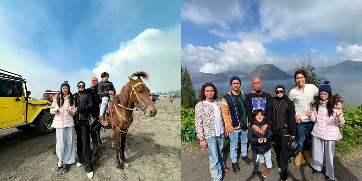 Ahmad Dhani & Mulan Jameela's Vacation Photos in Bromo: Safeea & Ali Steal Attention, Al & El Take Solo Photos, Dul is Obsessed with Tissa Biani