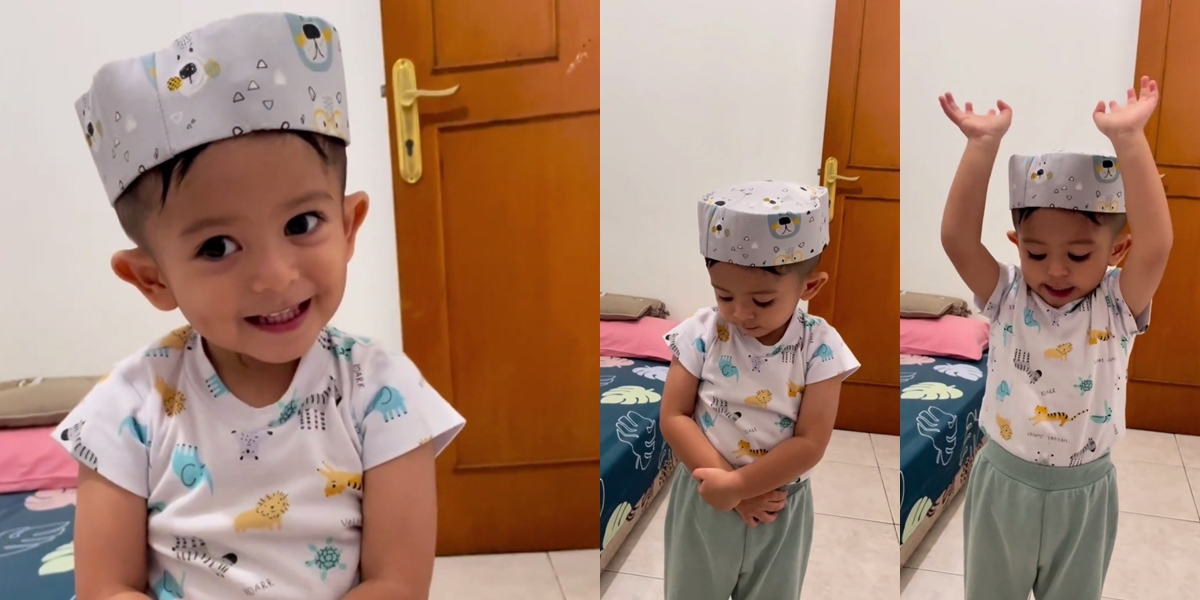 Cute Pictures of Baby Syaki, Rizki DA's Child, Already Able to Pray Alone, Netizens: Pious Child