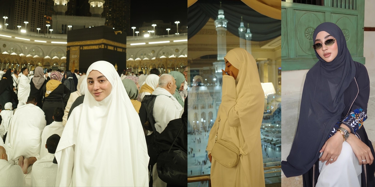 Portrait of Margin Doing Umrah Alone After Ali Syakieb Was Appointed as the Deputy Regent of Bandung, Beautiful Bareface in Mecca