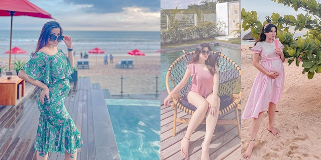 Portrait of Marissa Brigitta, Celine Evangelista's Sister, Showing Baby Bump, Husband's Identity Often Questioned by Netizens