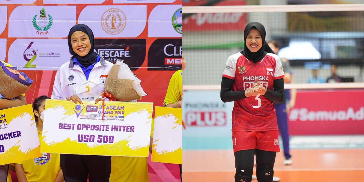 Portrait of Megawati Hangestri, Indonesian Volleyball Athlete, Who Successfully Became MVP in the Korean League!